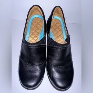 Black Leather Women's Shoes